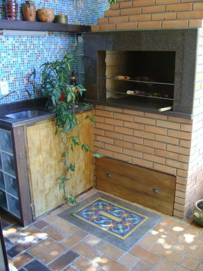 Espaço para churrasco