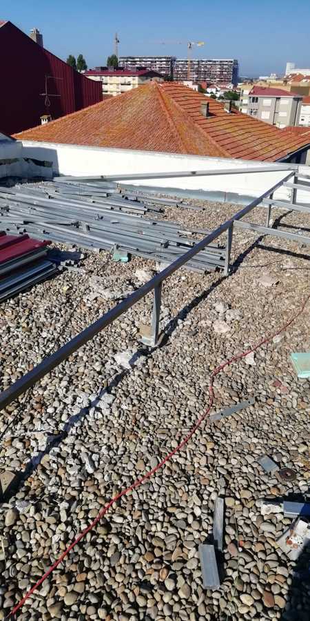 Montagem da estrutura.