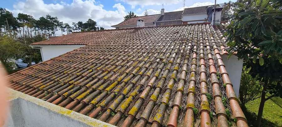 Limpeza de telhado e impermeabilização