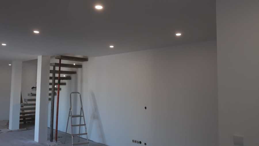 Em massamento e Pintura de Sala