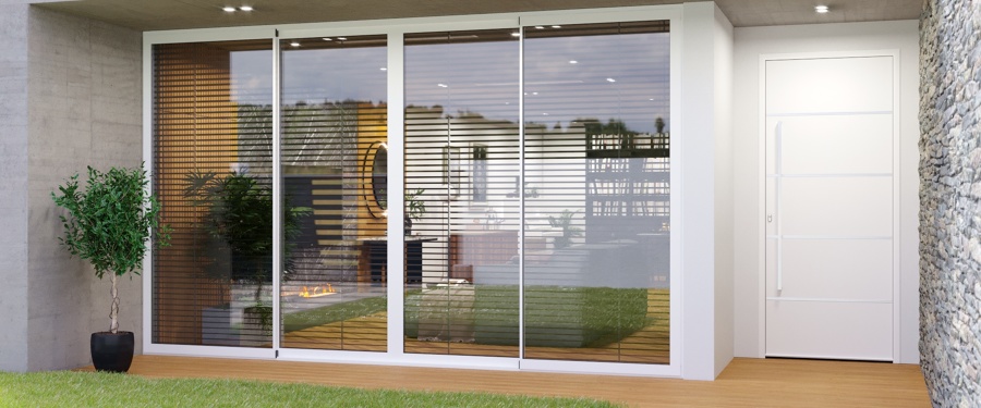 Porta de Entrada e Porta-Janela Alumínio