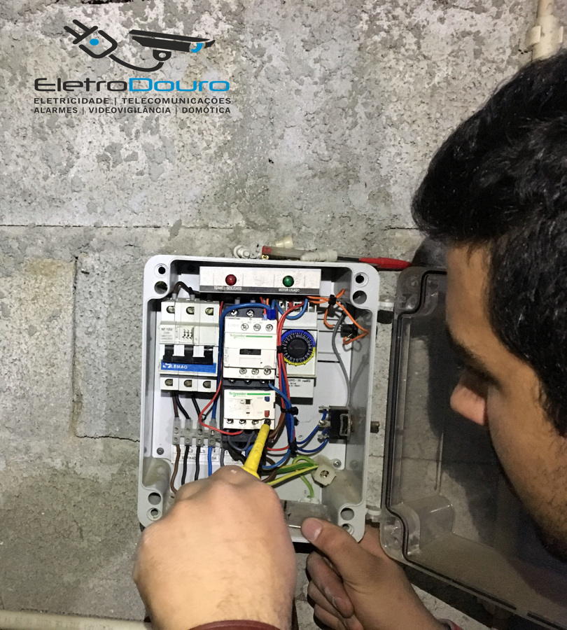 Quadro motor piscina