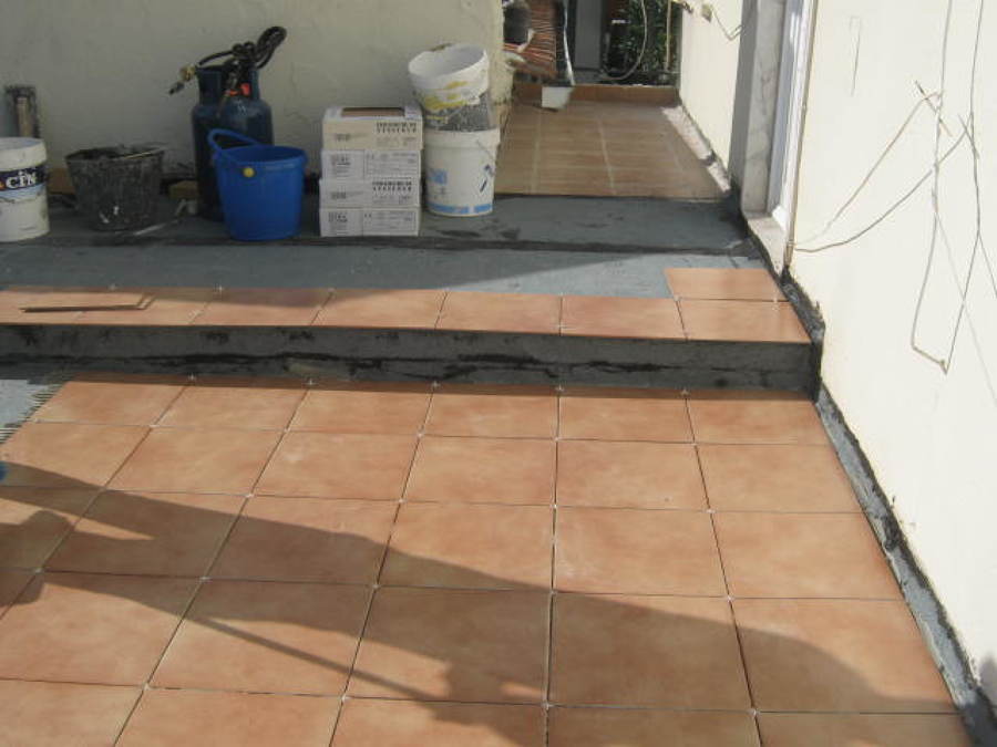 Colocação de azulejo