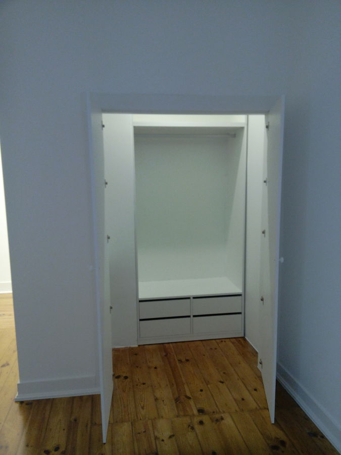 Reabilitação de Apartamento (Rua Domingos Sequeira, Lisboa) - Quarto 1 - 1