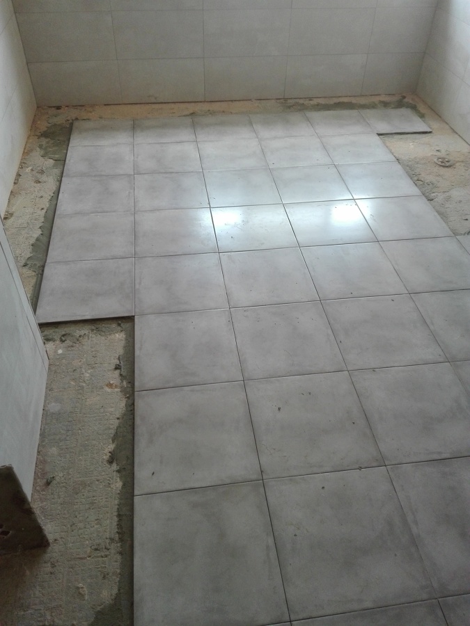 Chão da sala de refeição