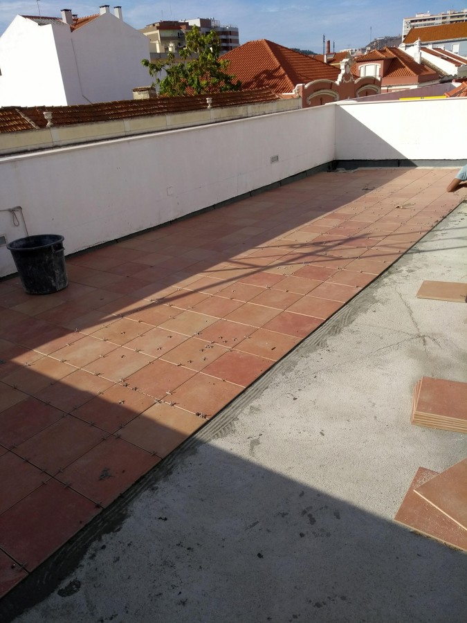 Mosaicos estilos madeira.