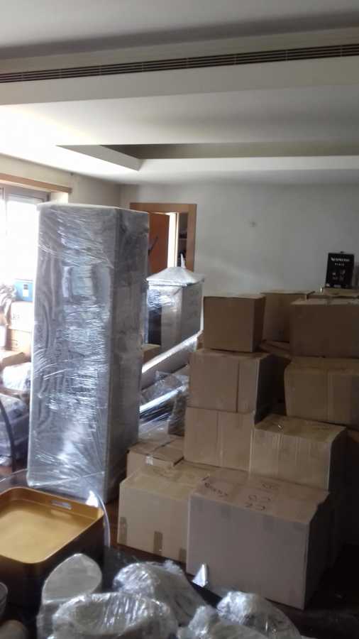 Embalamento de materiais.