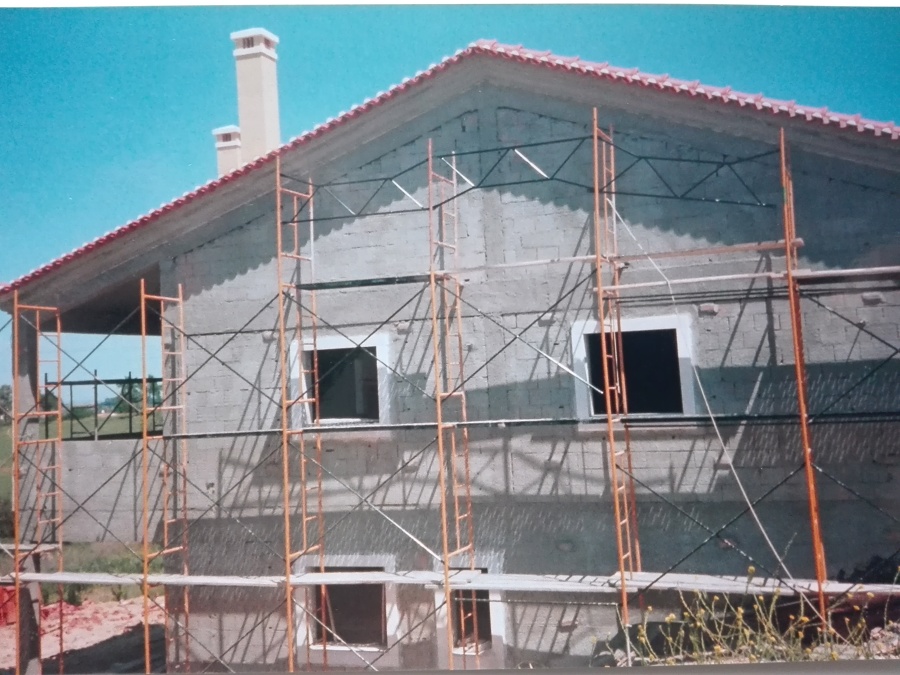 Fase de construção em tosco