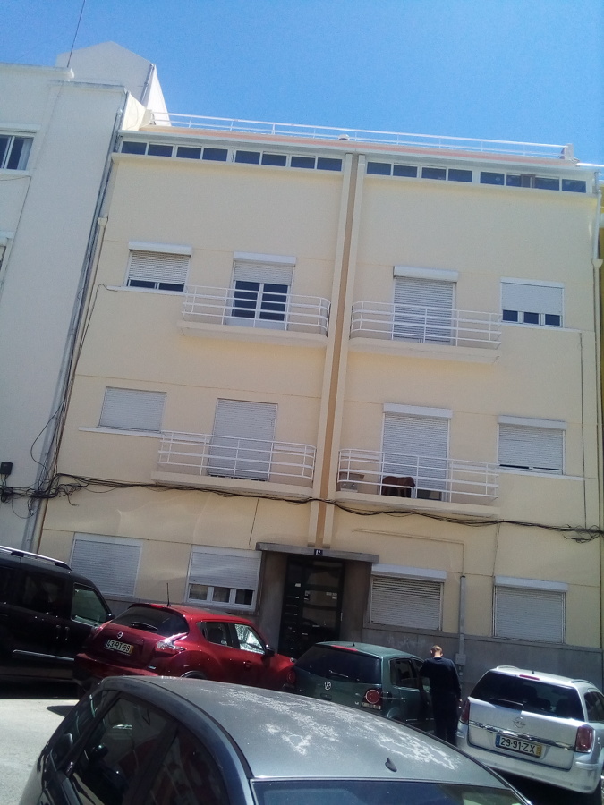 Pintura exterior de prédio