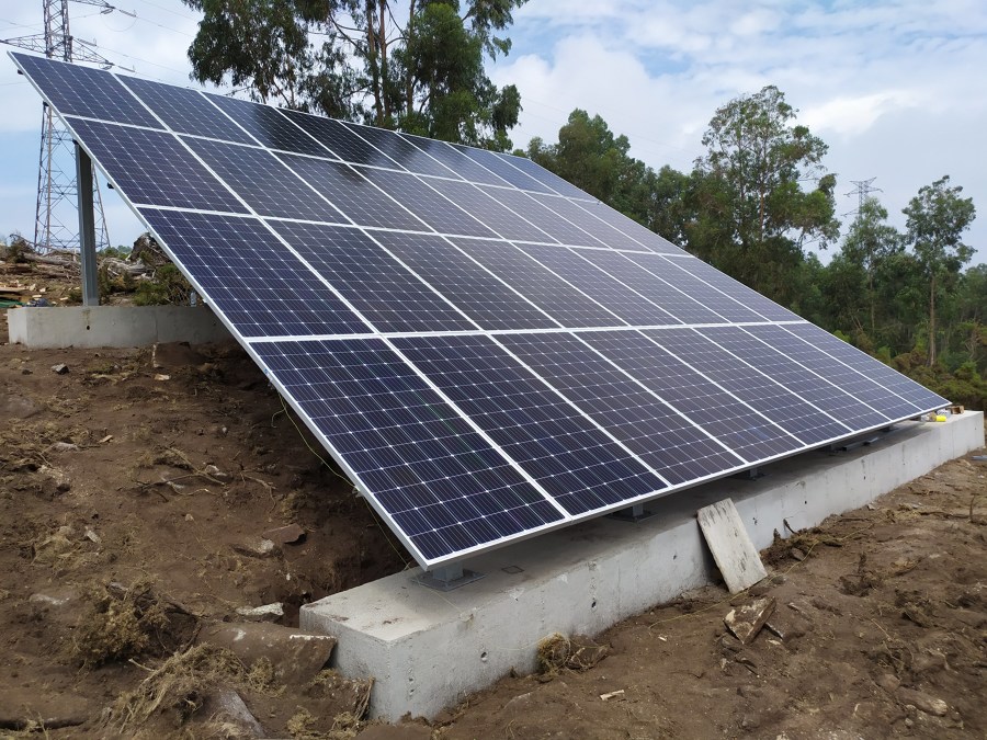 Instalação Solar no solo