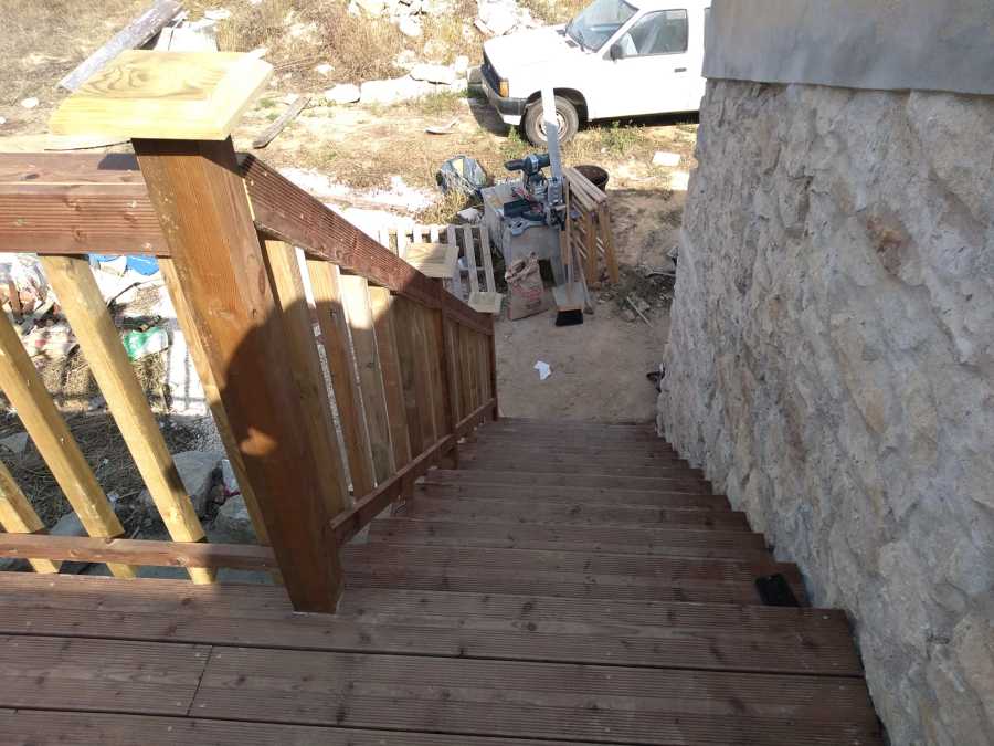 Construção deck dois andares