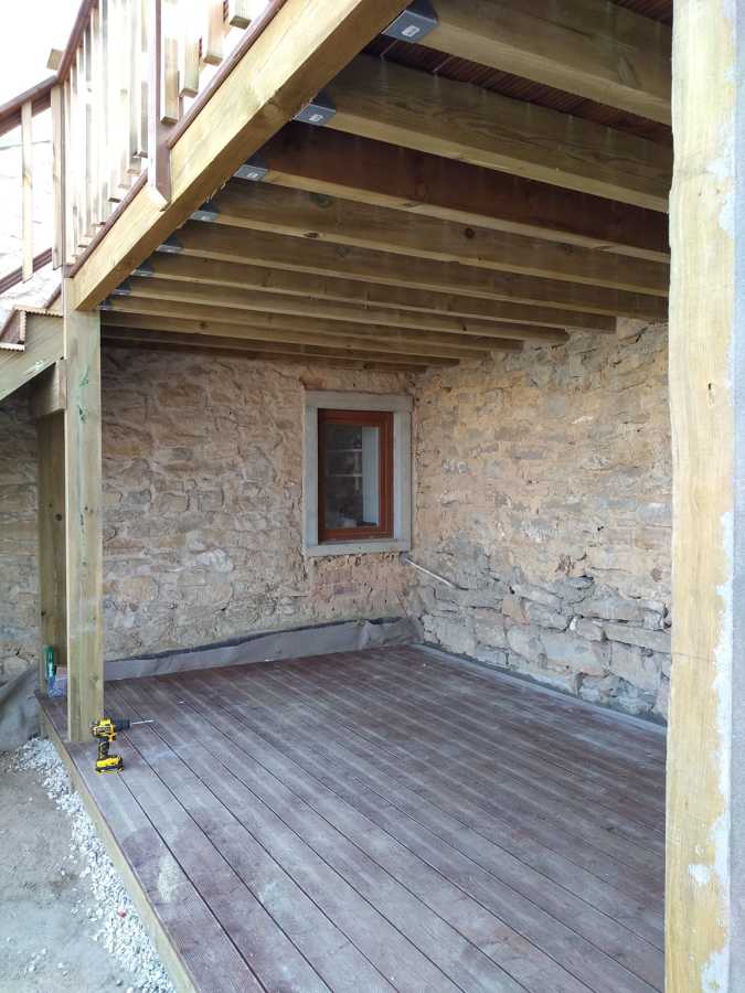 Construção deck dois andares