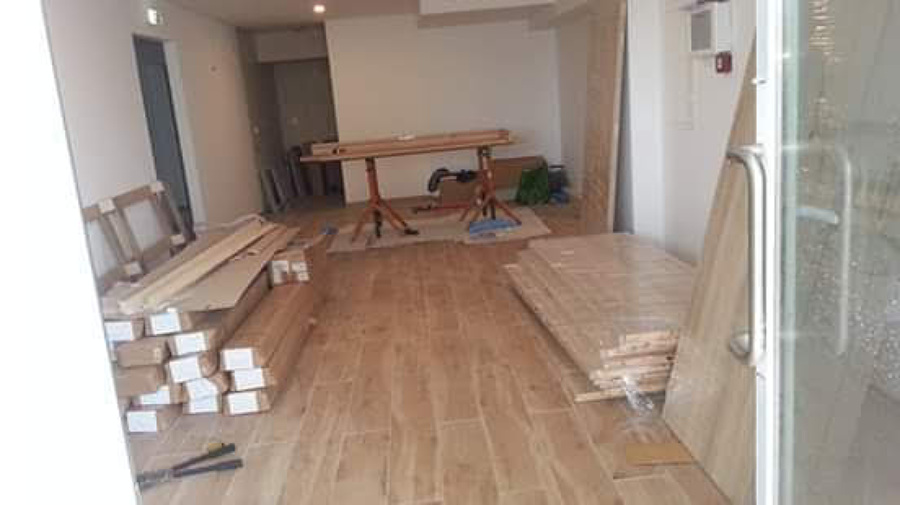 Moradia acentamento piso flutuante