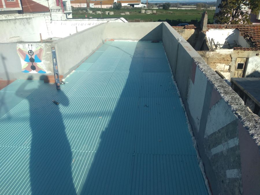 Isolamento de cobertura