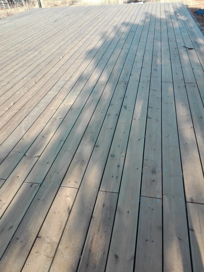 Decking para campo basquet