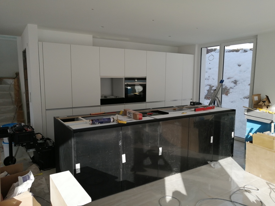 Montagem de cozinha