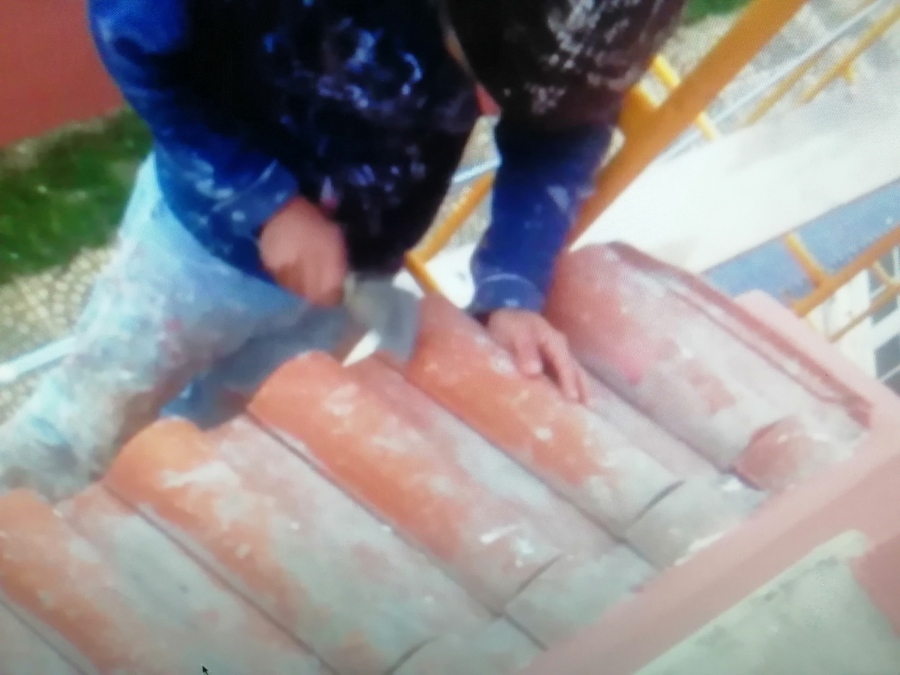 Limpeza de telhas