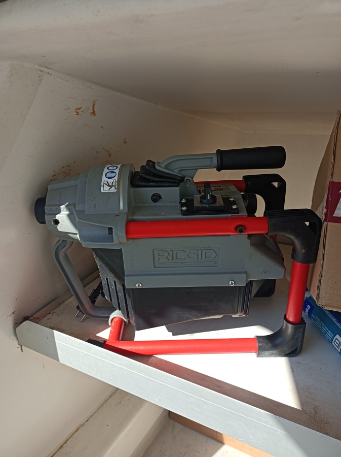 Máquina desentupidora motora