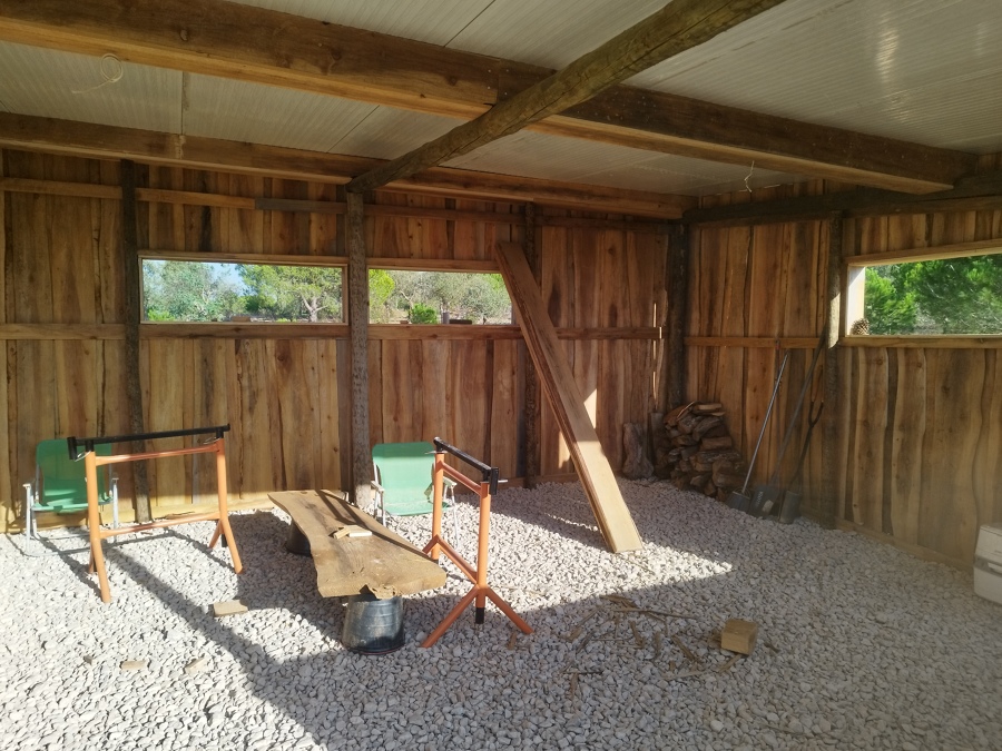Casa em madeira rústica