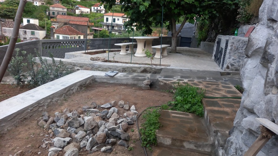 Chão em obra