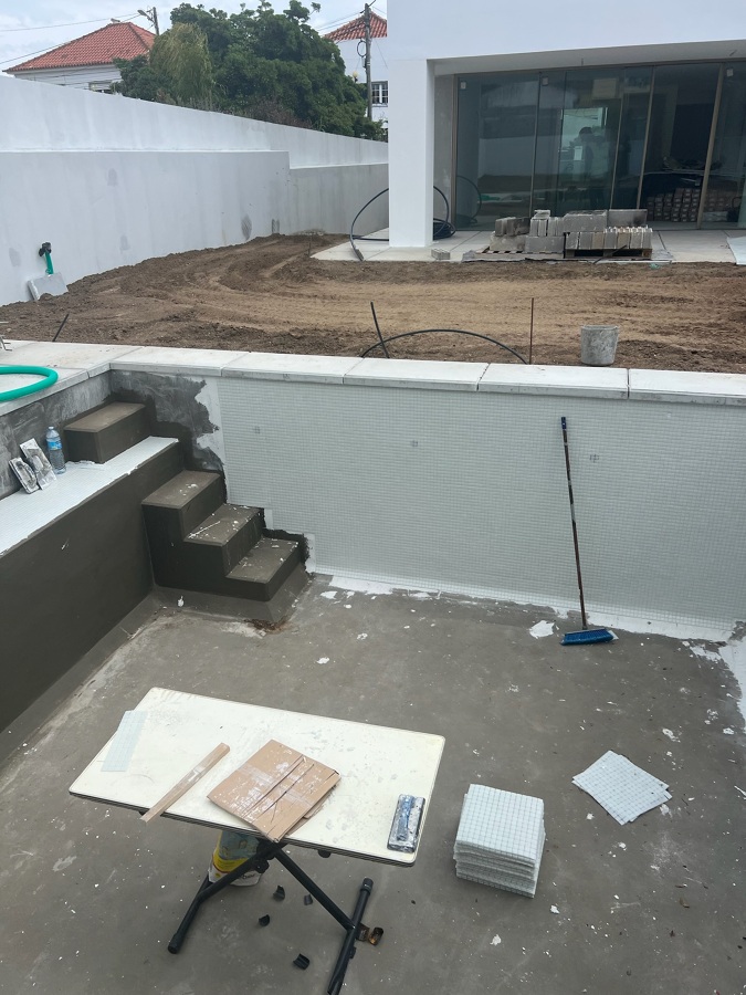 Pastilha em Piscina