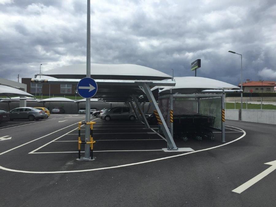 Sombreadores para Parques de Estacionamento