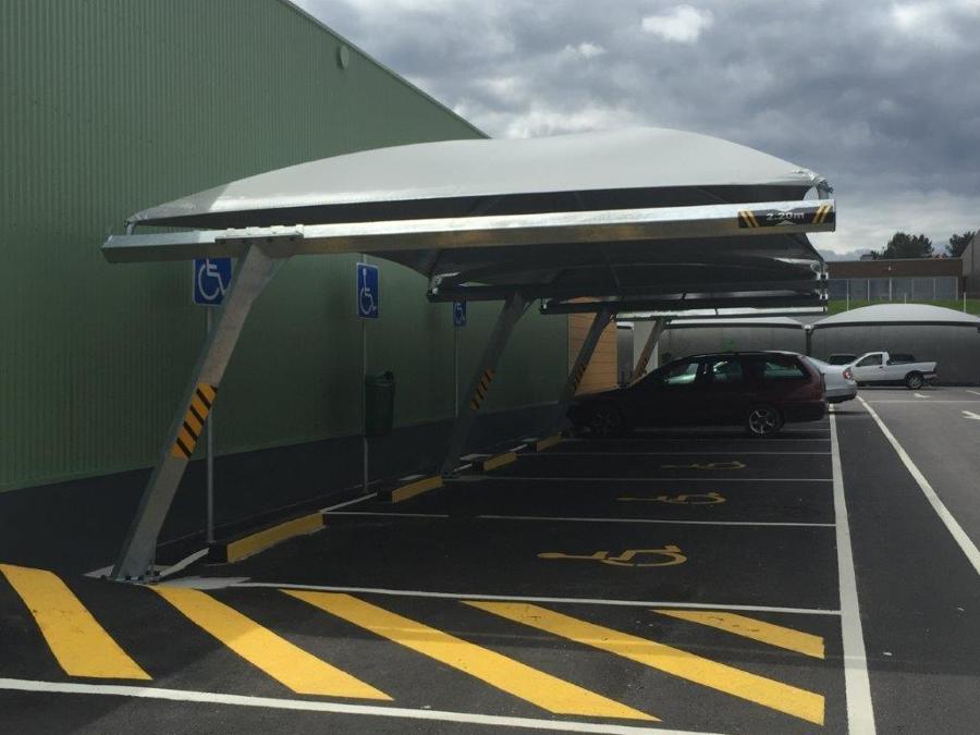 Sombreadores para Parques de Estacionamento