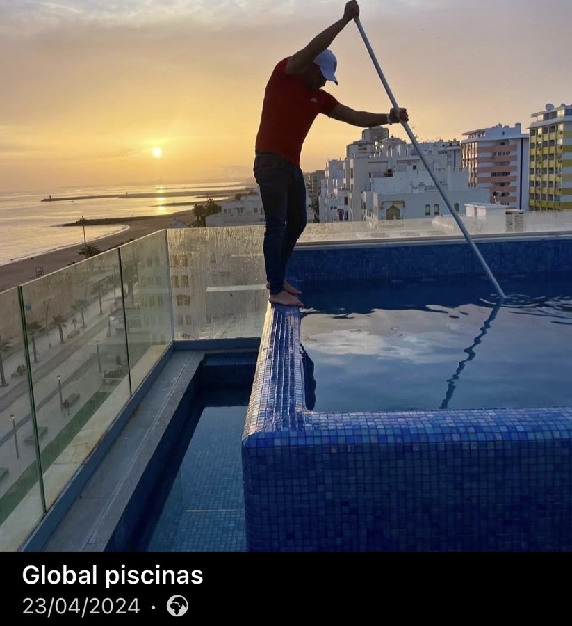 Limpeza da piscina