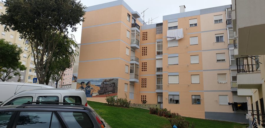 fachada traseira restaurada.