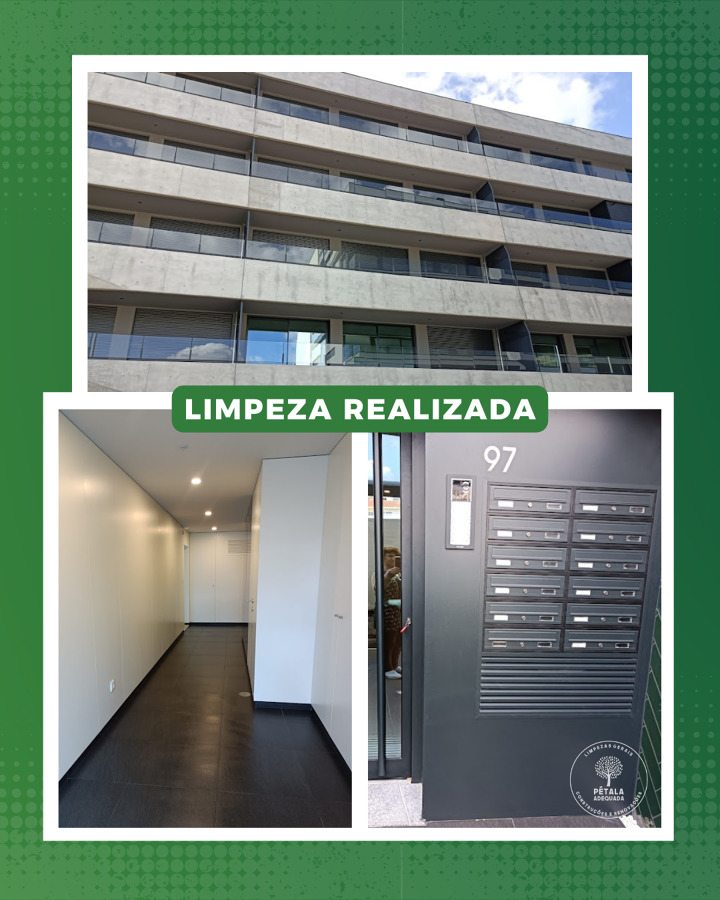 Limpeza fachadas, elevadores e áreas comuns
