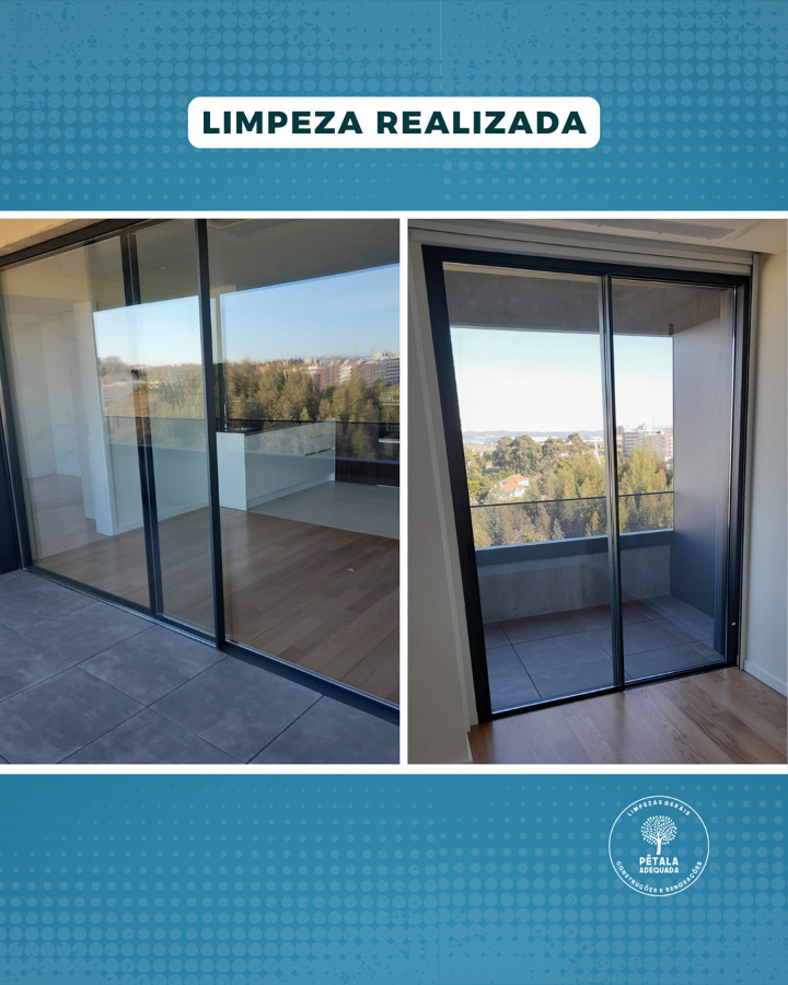 Limpezas de portas em vidro