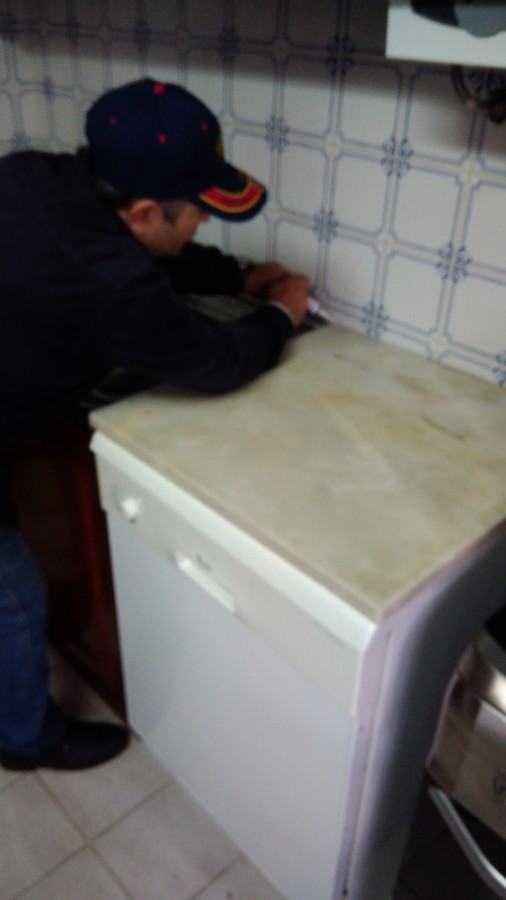 vedação com silicone