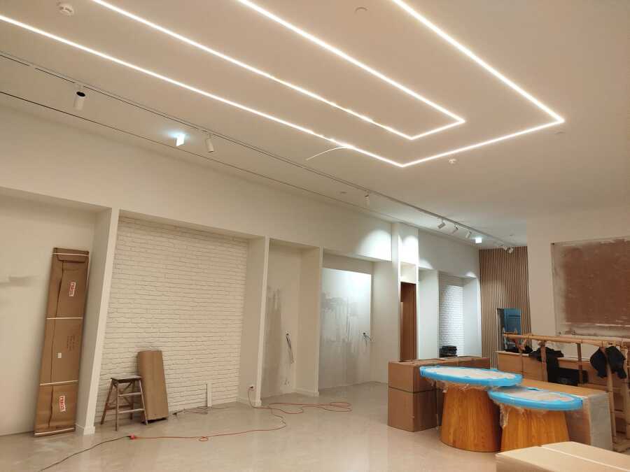 Loja acabada pintura