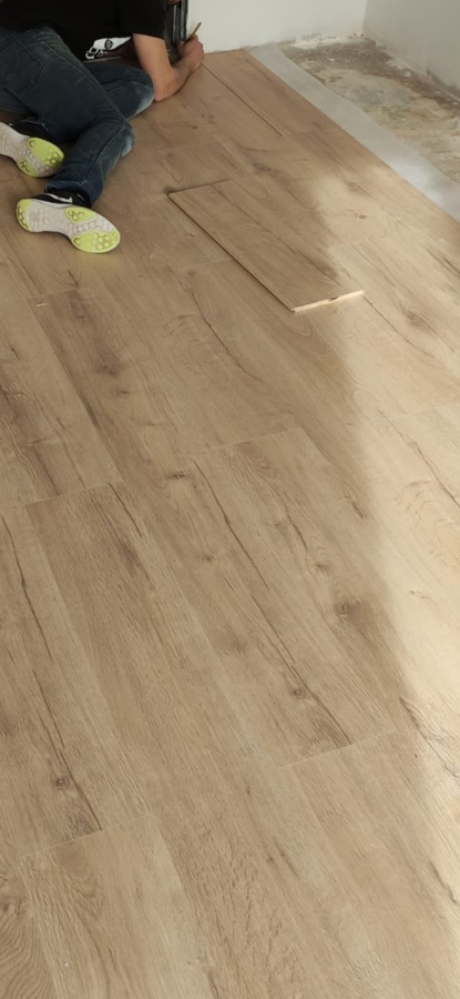 Aplicação pavimento Flutuante