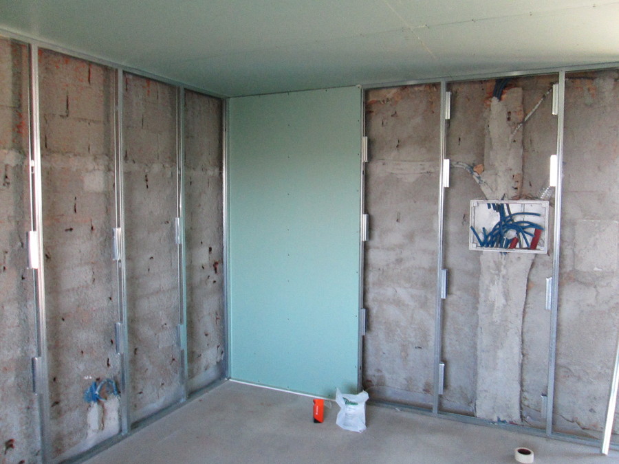 colocação de perfis em remodelação