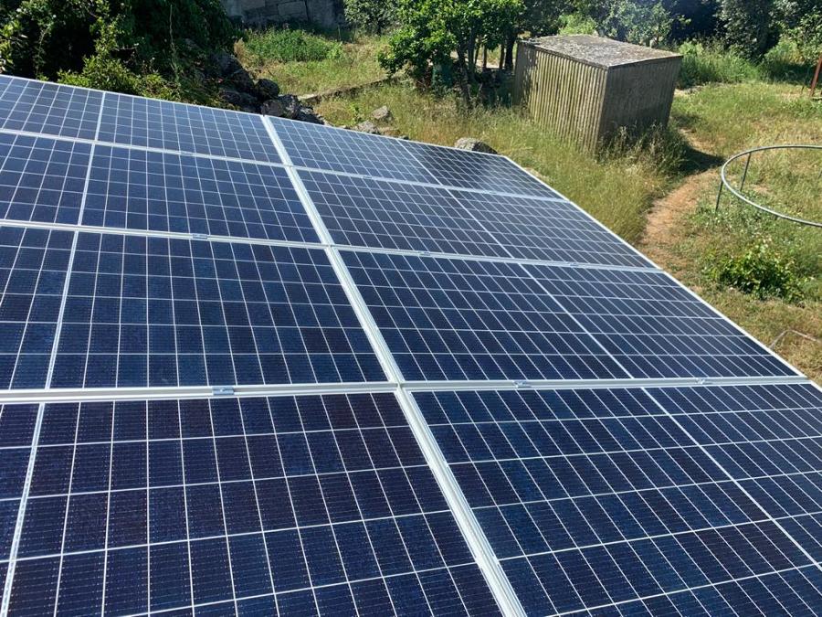 Instalação de painéis solares
