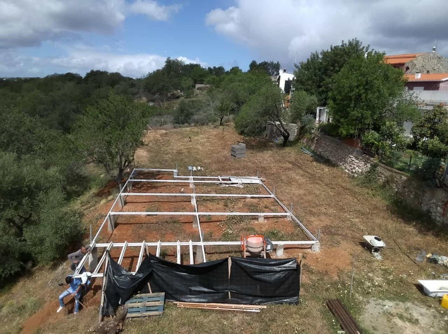 construção casa de paletes