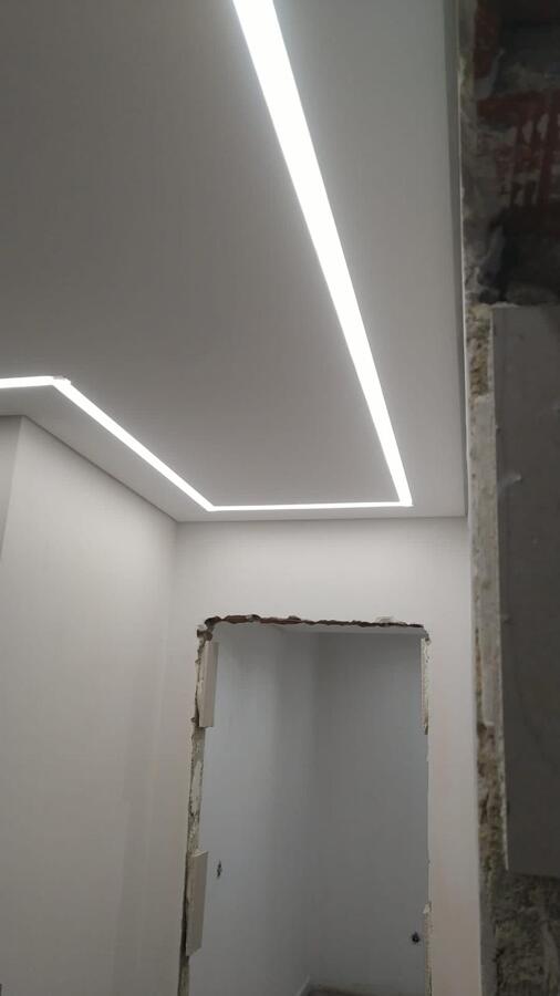 Teto falso e Leds