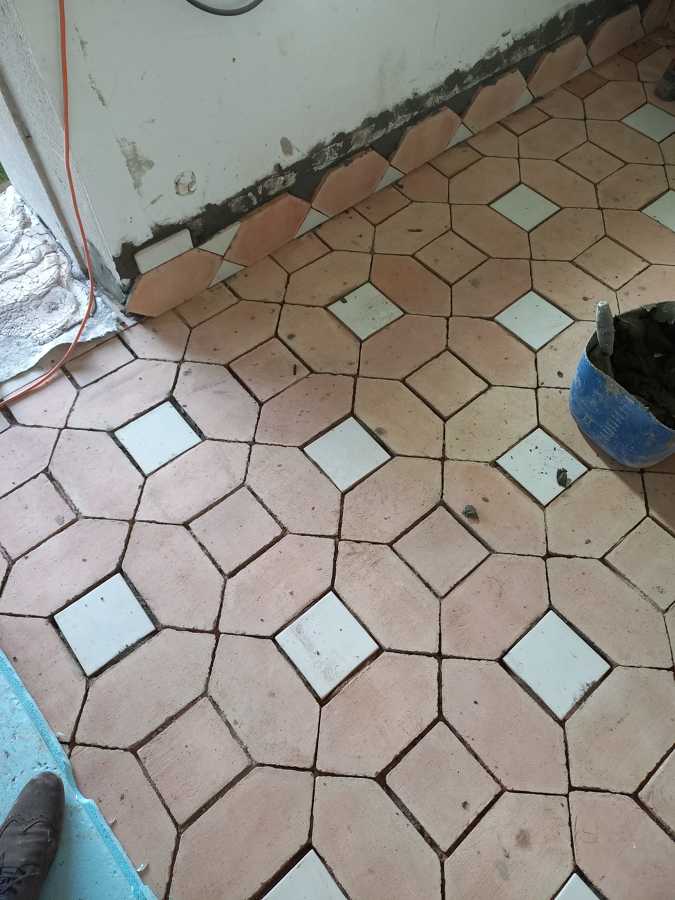 Pavimento de tijoleira
