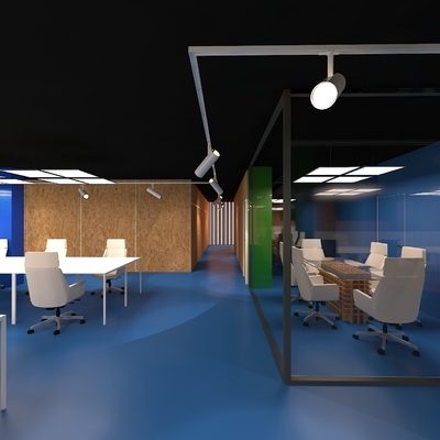 Escritórios de estação de televisão