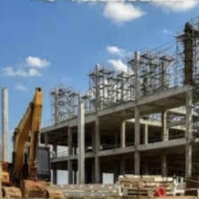 Construção centro comercial