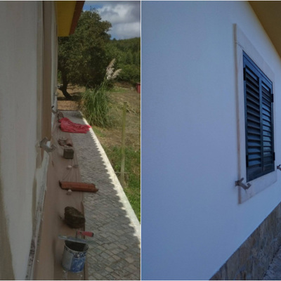 Reparação e pintura exterior