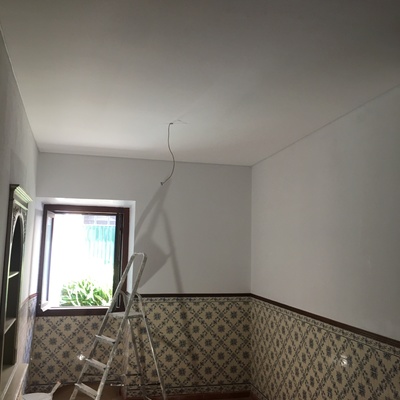 Teto em gesso cartonado