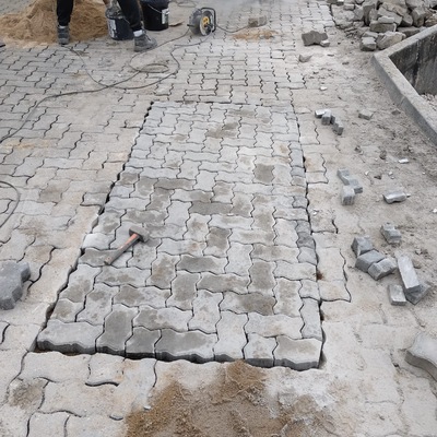 Acentamento de pave