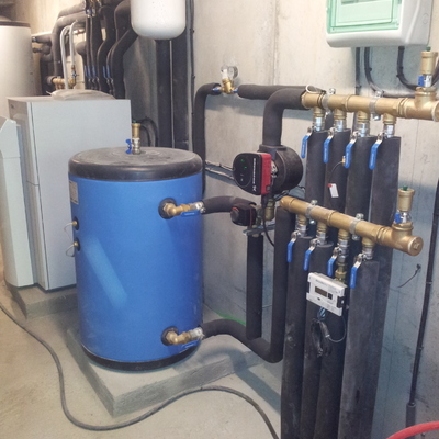 Bomba de calor em sistema de GEOTERMIA