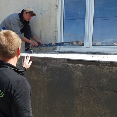 çonstrução de escada