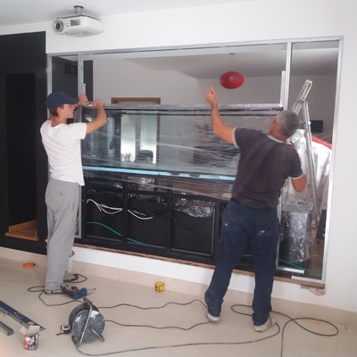 construção de divisão