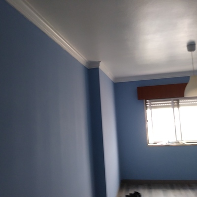 Pintura uma sala de estar