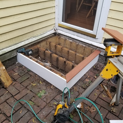 Deck de Madeira, antes