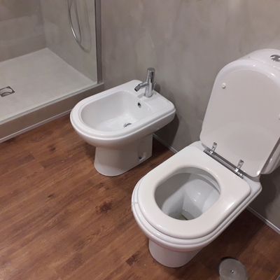 Casa de banho - microcimento